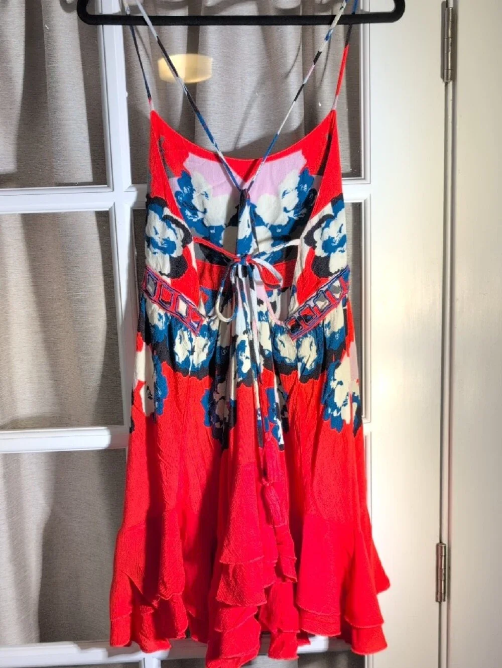 Free People Intimately Yours Floral Backless Dress. - Picture 2 of 9